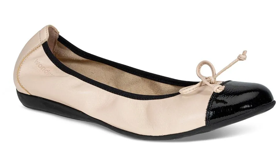 Ballerina A-6134 beige sort