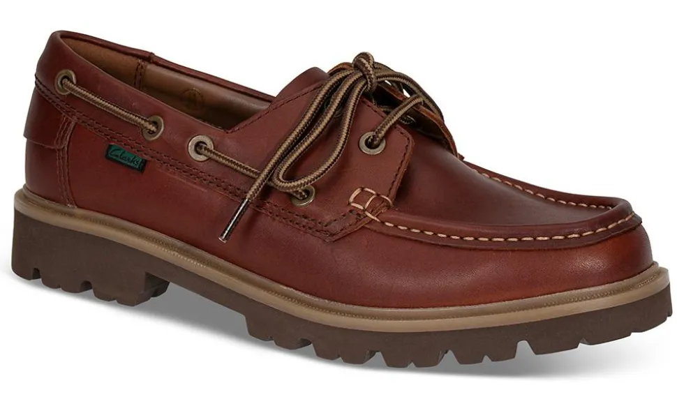 Clarks Cleyhill Boat brun herre