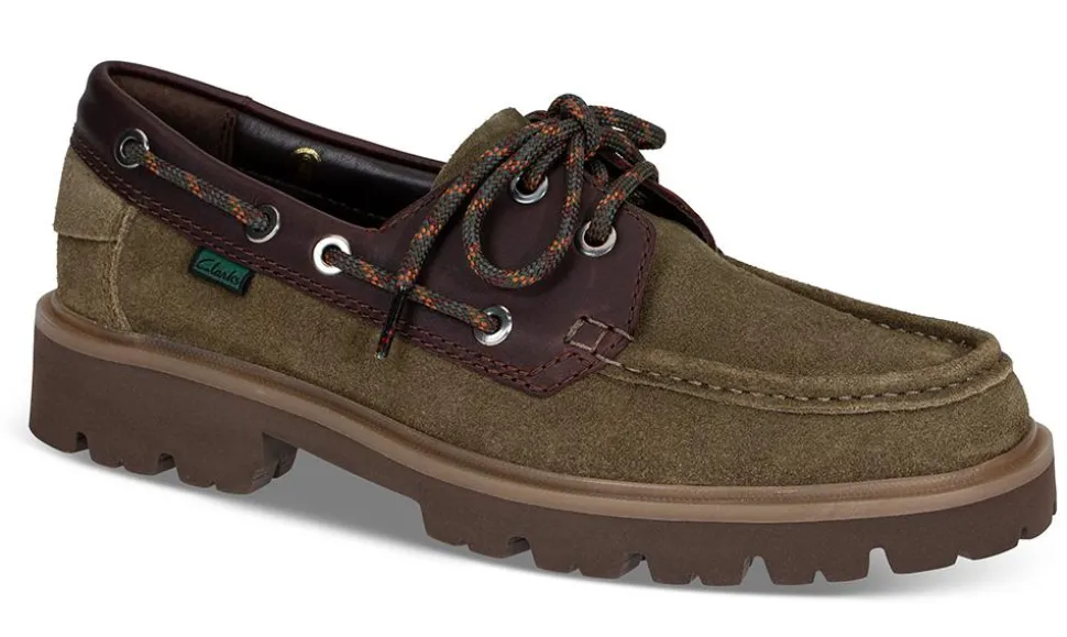 Clarks Cleyhill Boat grønn