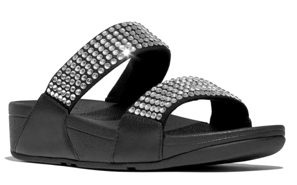 Sandal E5V Lulu sort Maxui Crystal
