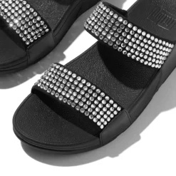 Sandal E5V Lulu sort Maxui Crystal