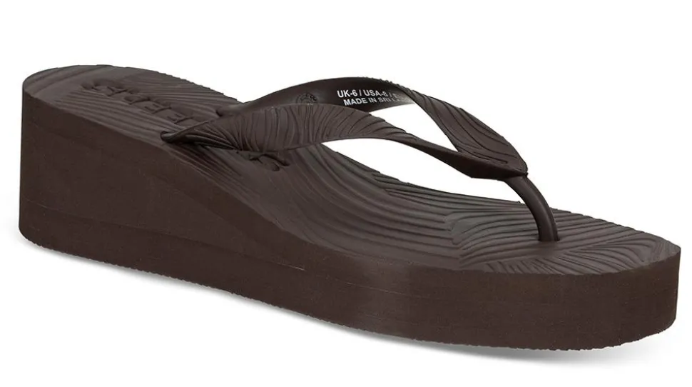 Sandal High Platform brun