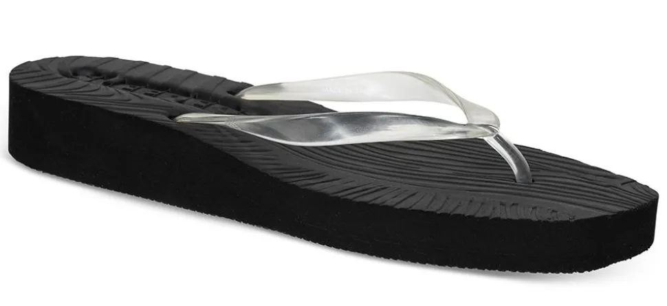 Sandal Tapered Platform Transparent