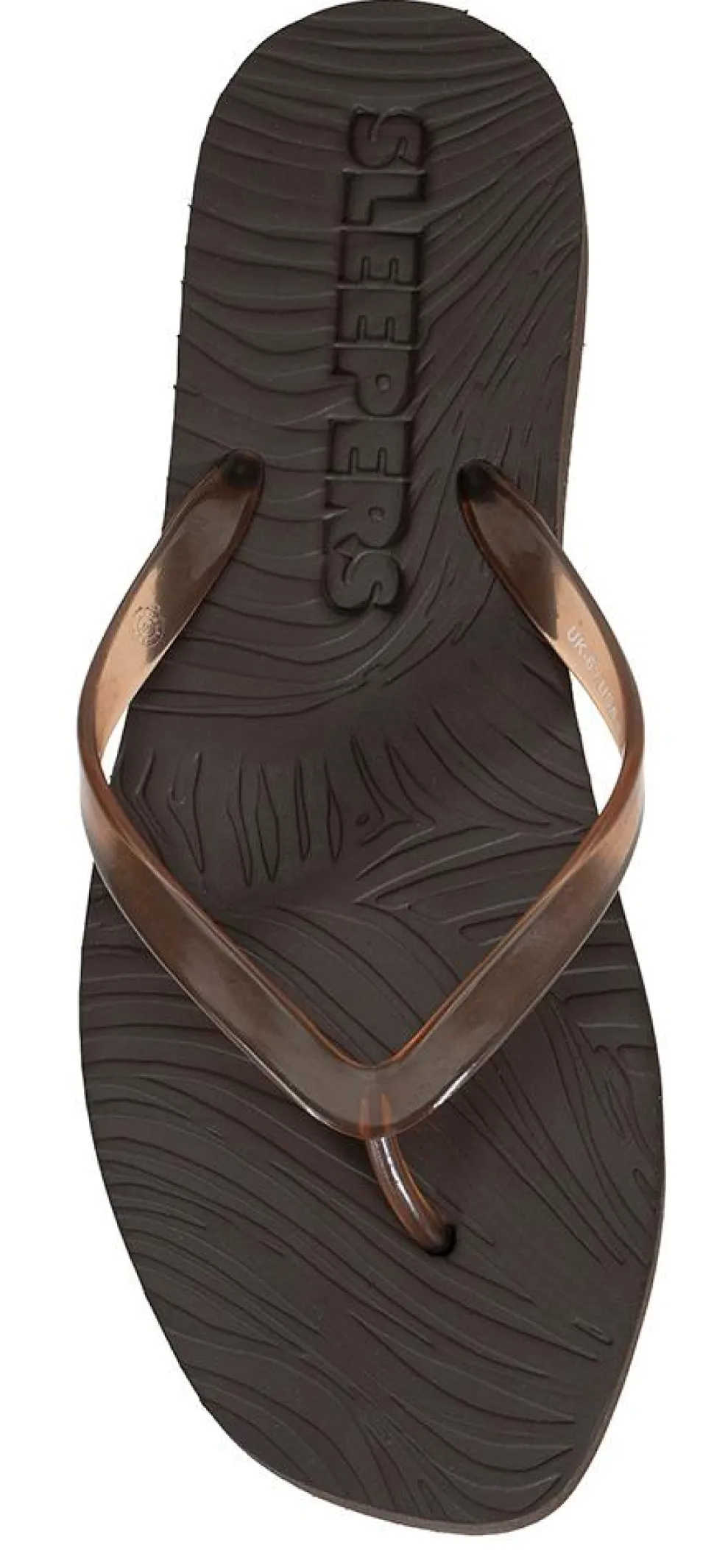 Sandal Transparant Platform brun
