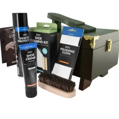 Shoe Care Box Brown