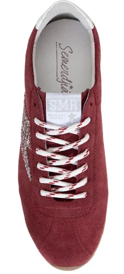 Sneakers Cassie D471 burgunder