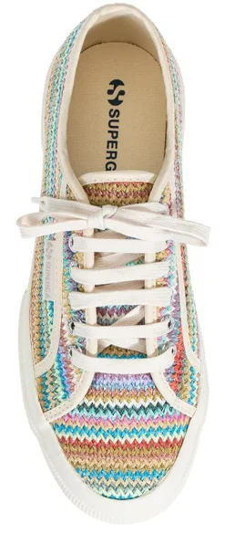 Sneakers 2750 raffia multi lilla