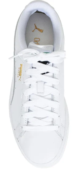 Sneakers Suede 408467 hvit skinn dame