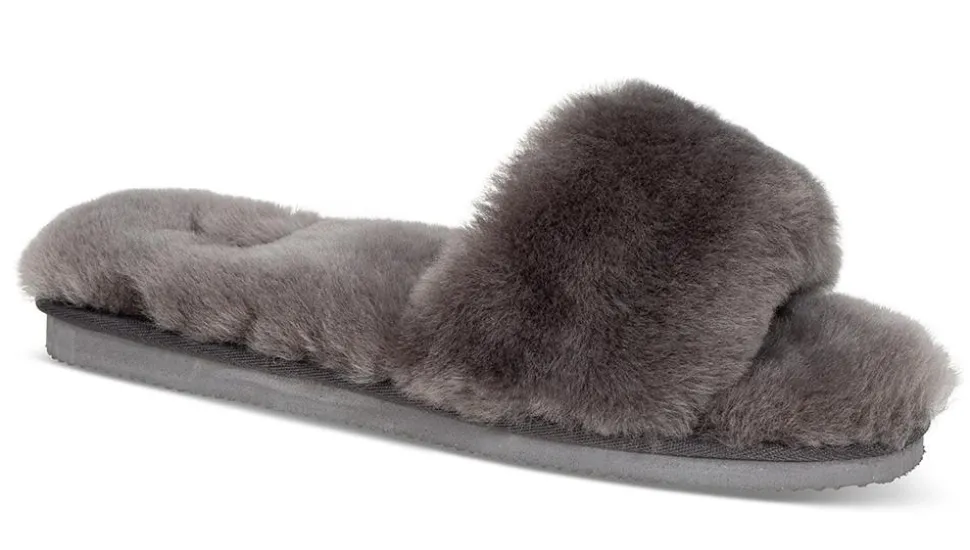Tøffel Slide Luxe grå